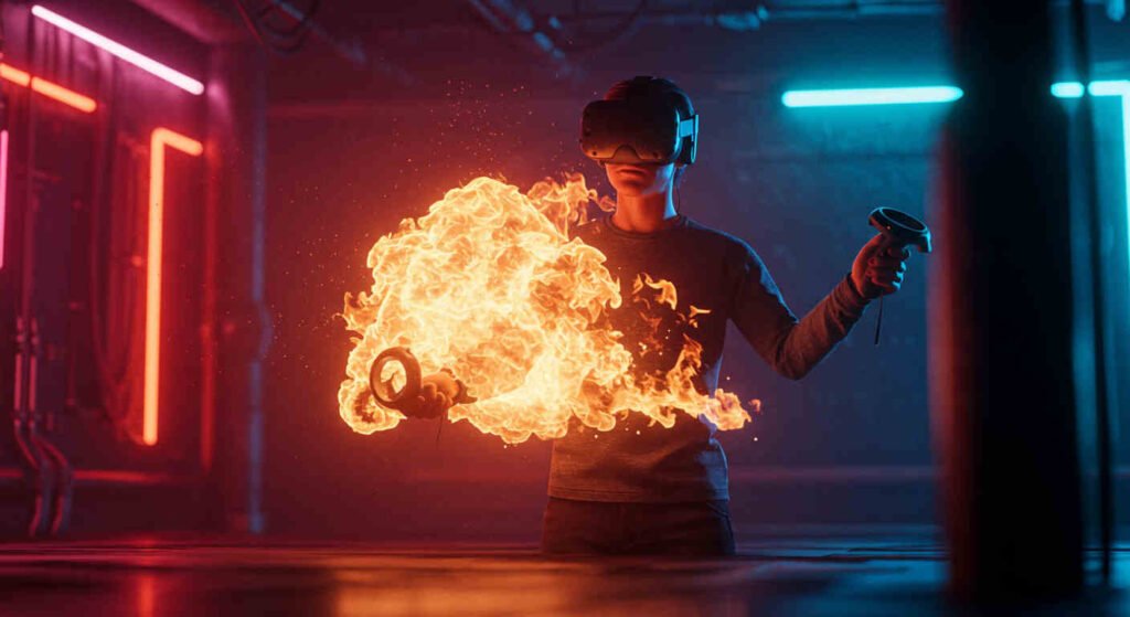 Realidade Virtual Tá Pegando Fogo