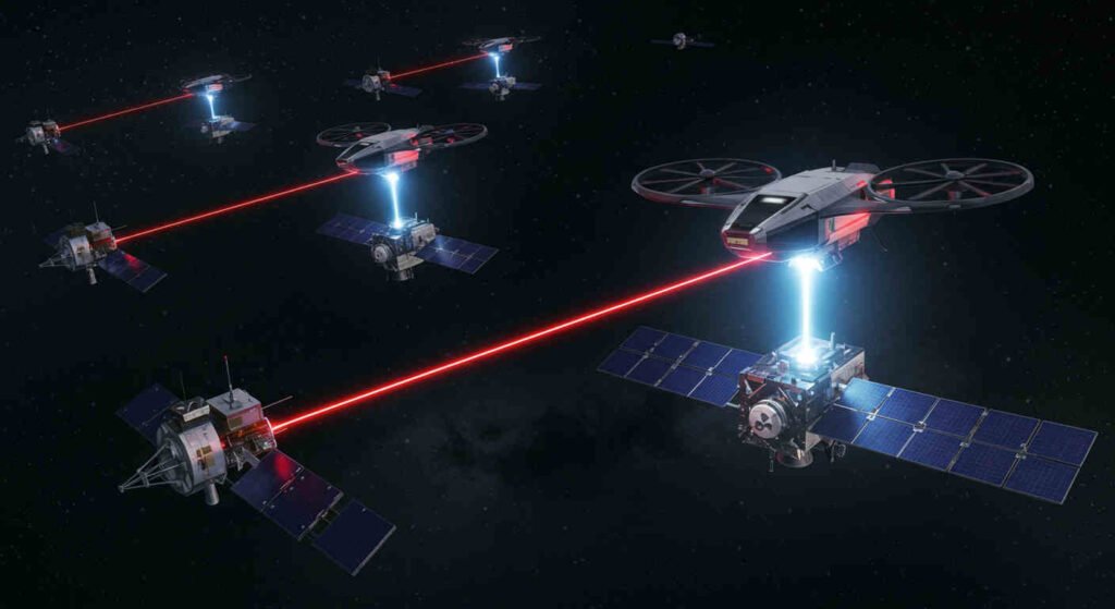 Drones com Lasers Solares