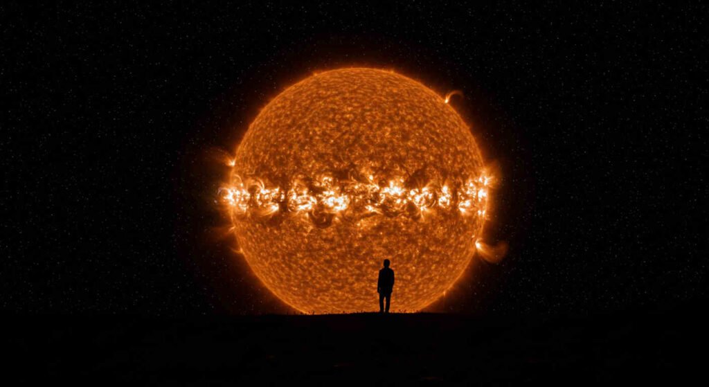 Água no Sol