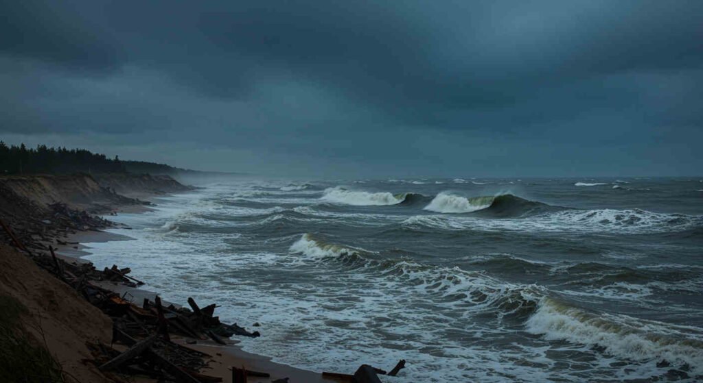 Ondas Gigantes de 4 Metros Atingem a Rússia