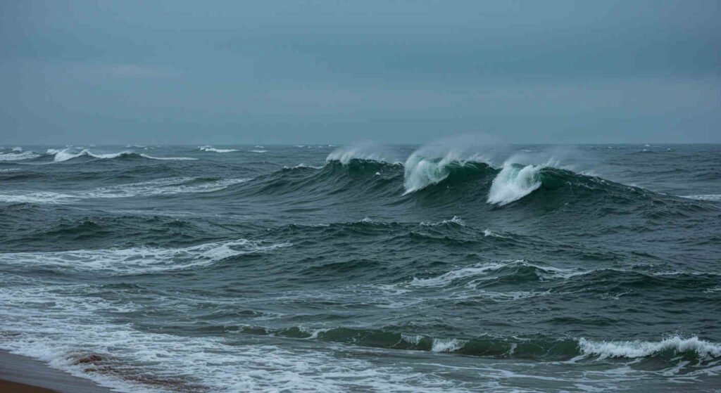 Ondas Gigantes de 4 Metros Atingem a Rússia