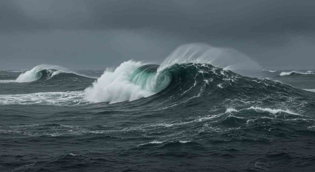 Ondas Gigantes de 4 Metros Atingem a Rússia