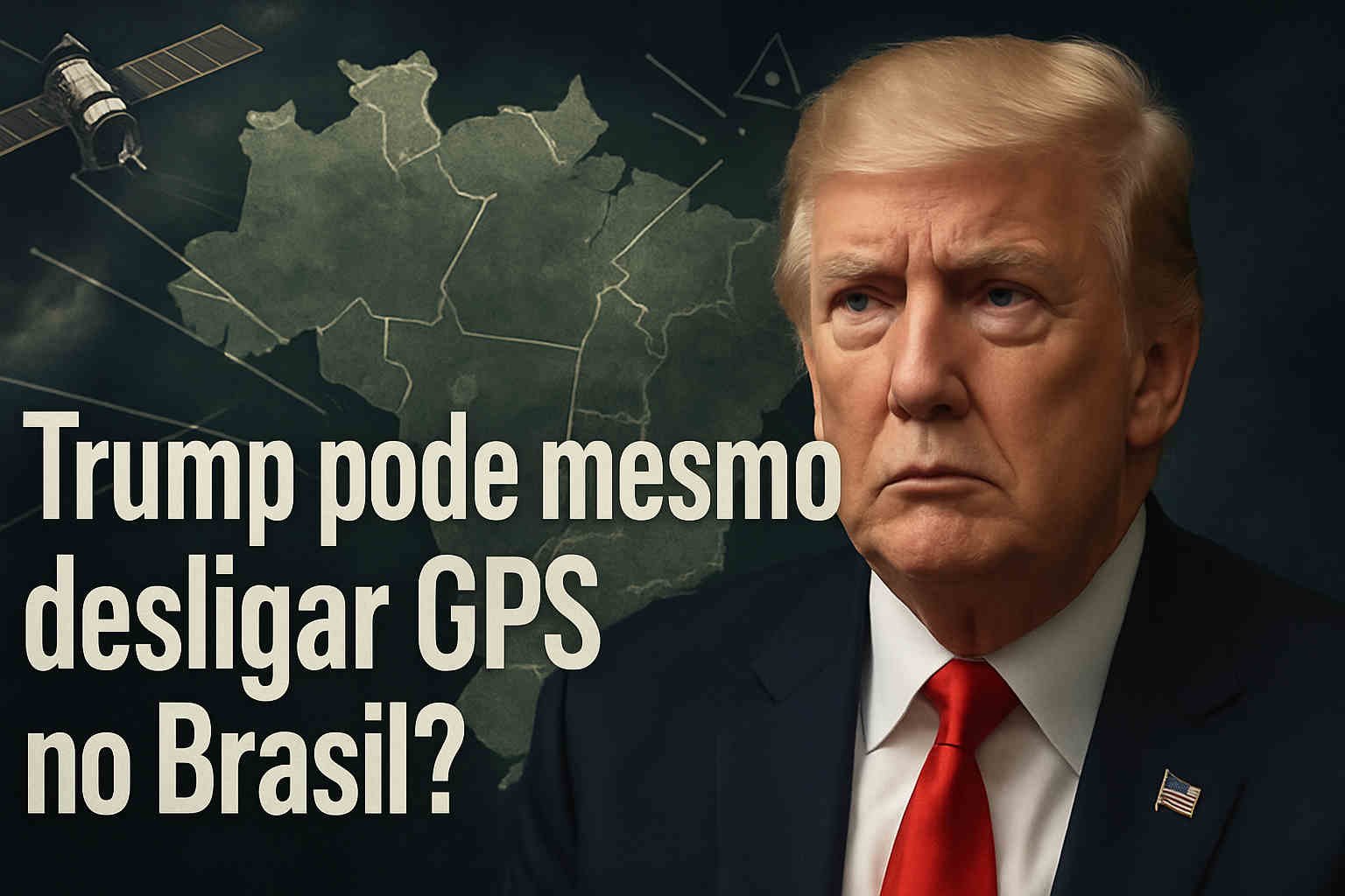 Trump Desligar o GPS no Brasil