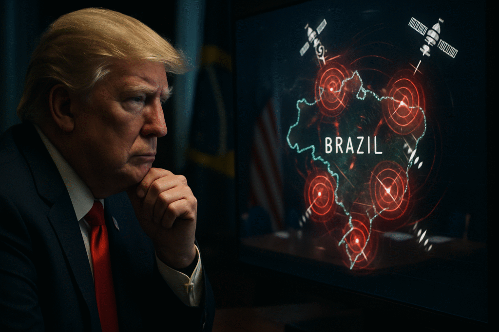 Trump Desligar o GPS no Brasil