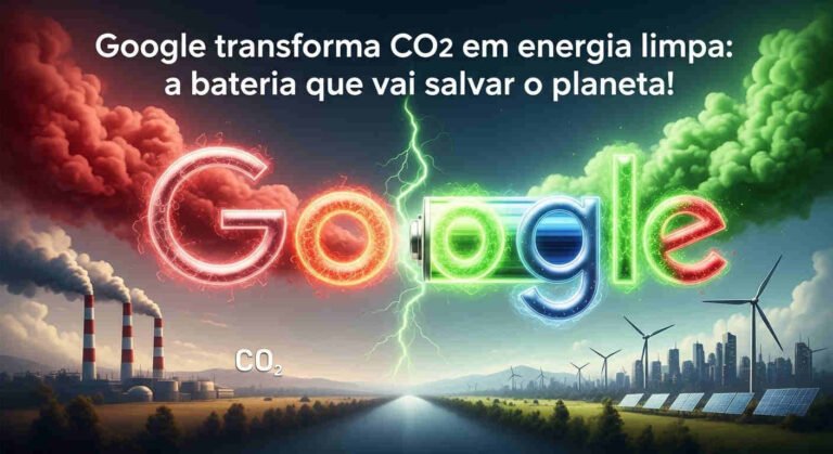 CO2 em Energia Limpa com Bateria Revolucionária