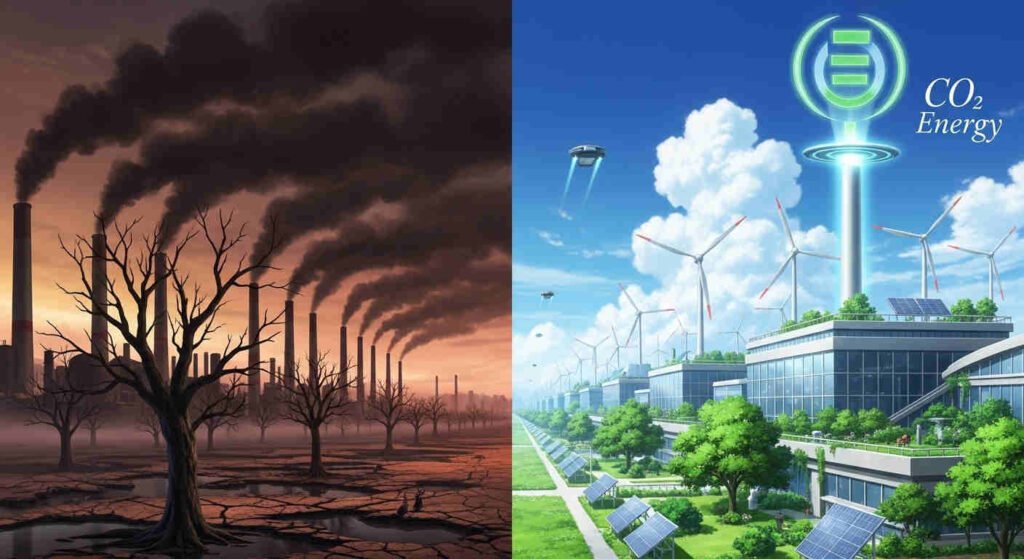 CO2 em Energia Limpa com Bateria Revolucionária