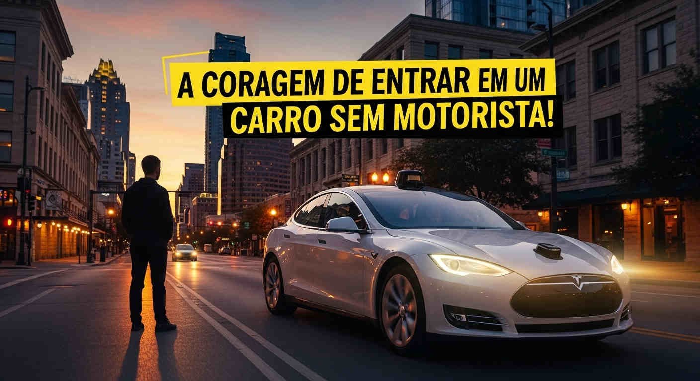 Ruas de Austin com Táxis sem Motorista
