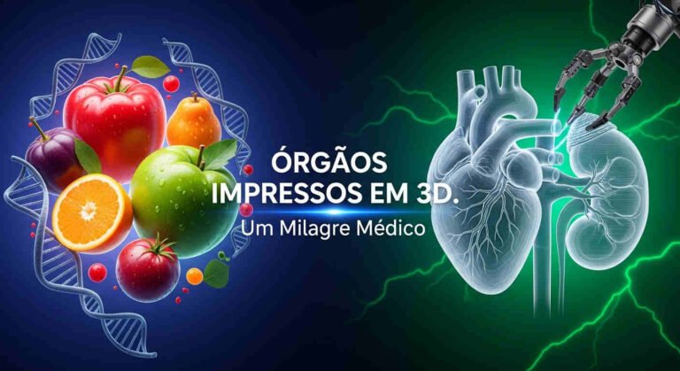 Alimentos Modificados a Órgãos Impressos em 3D