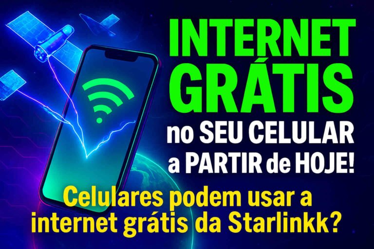 Internet GRÁTIS no Seu Celular a Partir de HOJE