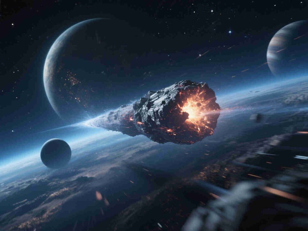 Megaestrutura Como Cidade Dentro do Cometa