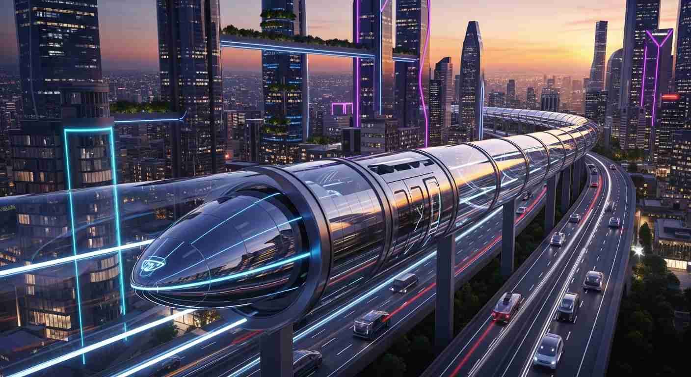 O Hyperloop Chinês Voa a 1000 km por hora