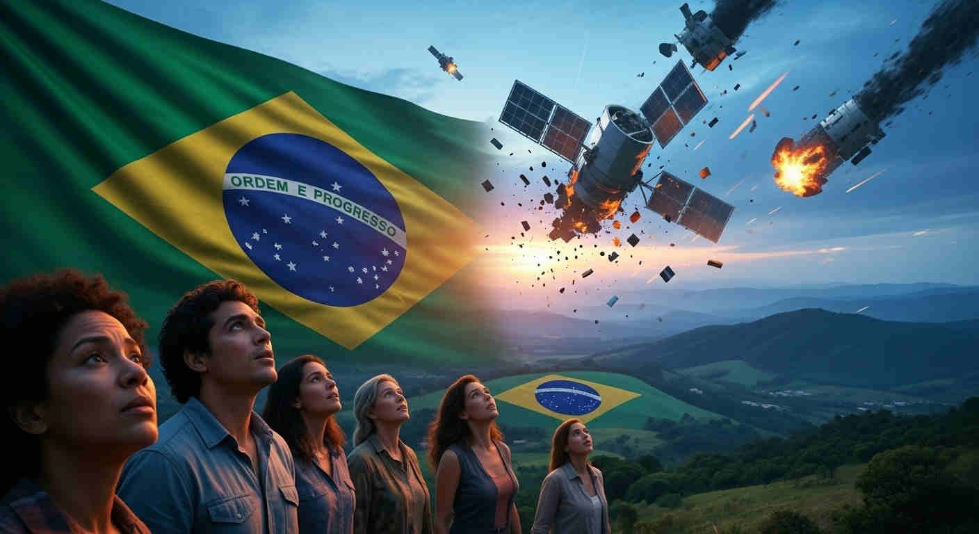 Satélites de Elon Musk Estão Caindo como Chuva