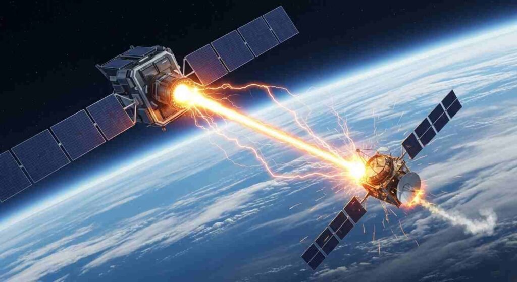 PRIMEIRA ARMA ESPACIAL EM TESTE E O CÉU