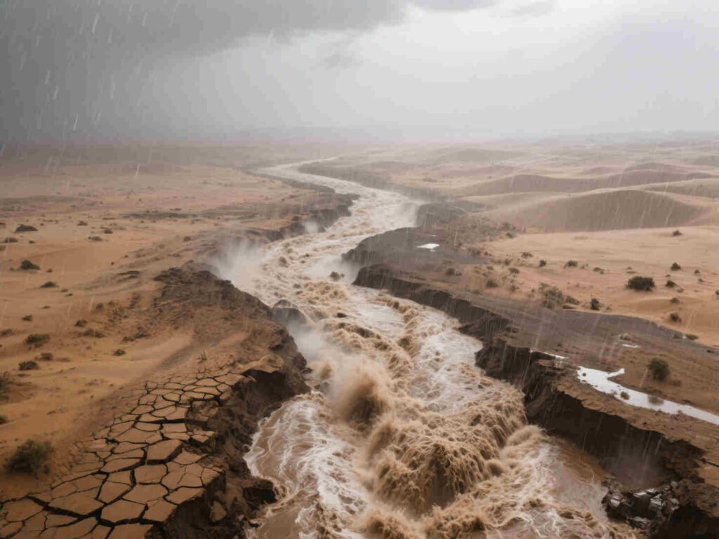 água salgada sob o deserto da Arábia Saudita