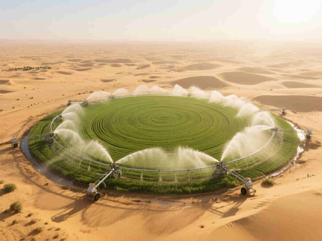 água salgada sob o deserto da Arábia Saudita