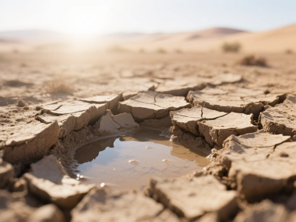 água salgada sob o deserto da Arábia Saudita