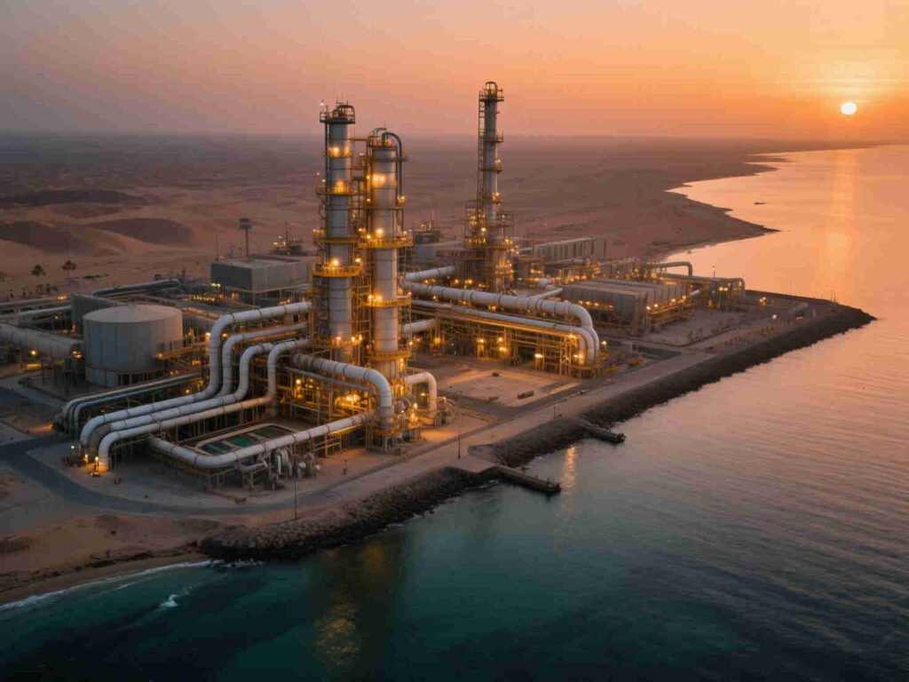 água salgada sob o deserto da Arábia Saudita