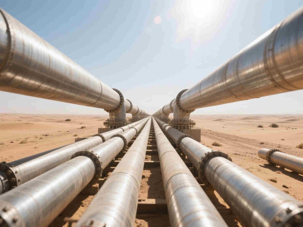 água salgada sob o deserto da Arábia Saudita