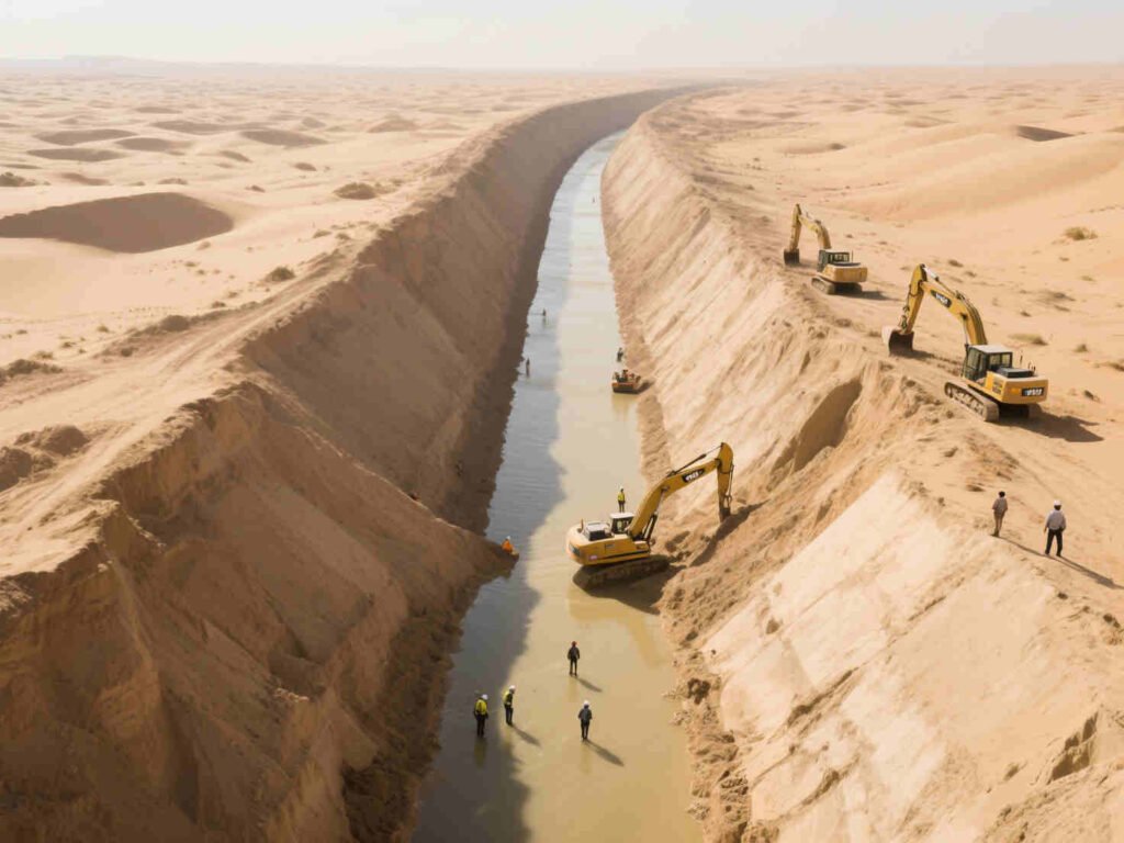 Israel Fez Brotar um Rio no Meio do Deserto
