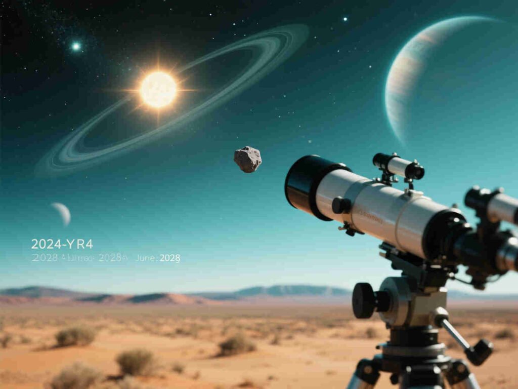 ASTERÓIDE GIGANTE ENTROU EM ROTA DE COLISÃO