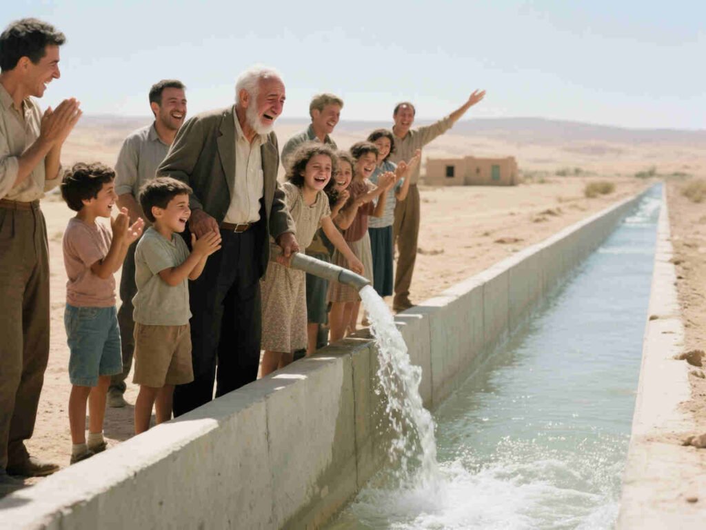 Israel Fez Brotar um Rio no Meio do Deserto